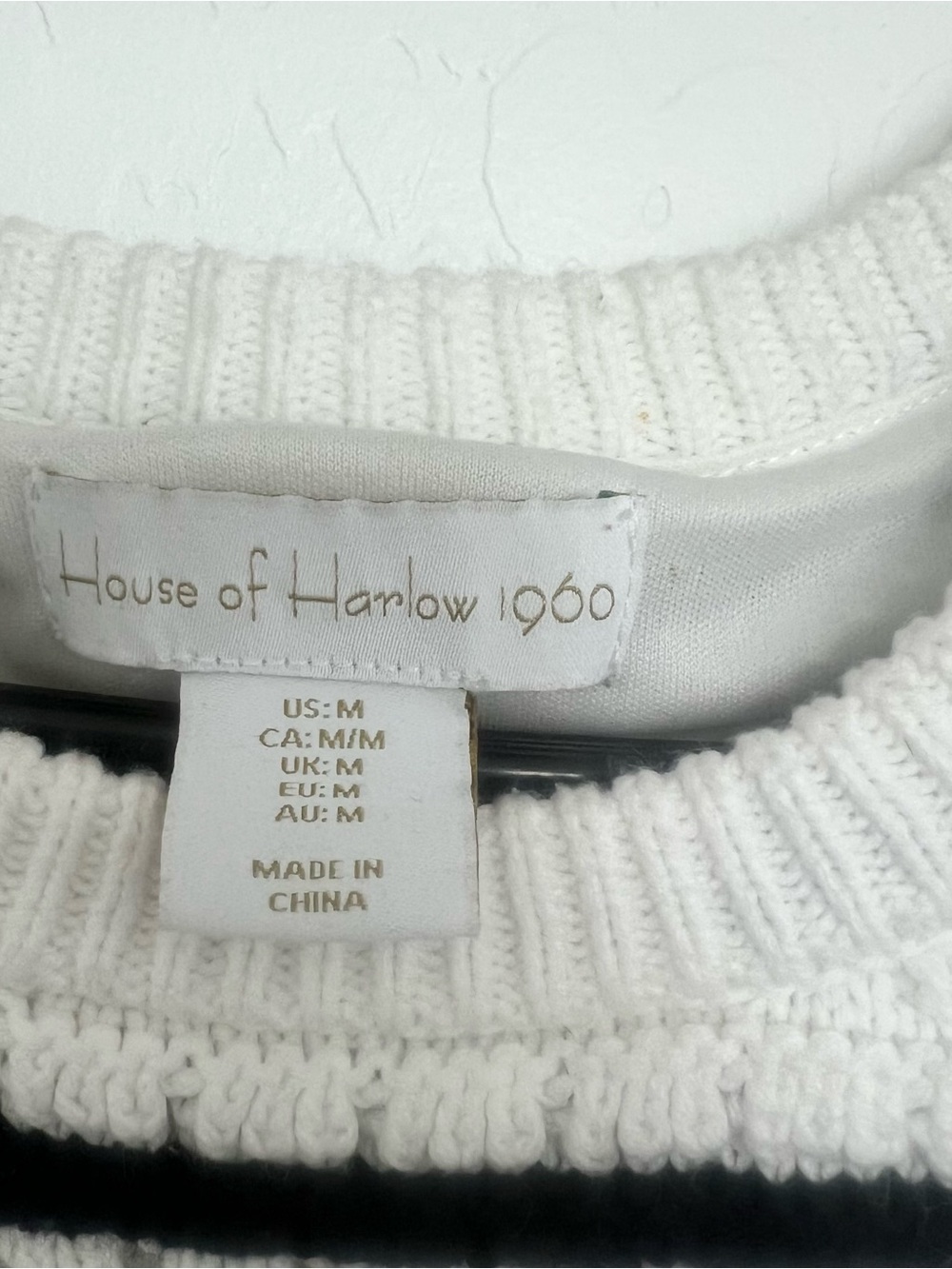 House of Harlow 1960 two piece sweater summer Knit Ensemble - size large - Picture 5 of 8